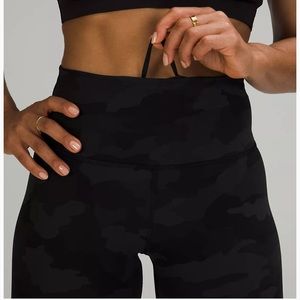 Lululemon camo wondertrain leggings!